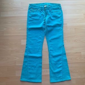 True Religion Boot Cut Velvet Womens Jeans Pants